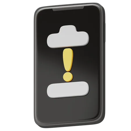 Batteriewarnung  3D Icon