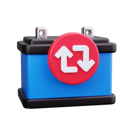 Batterieersatz  3D Icon