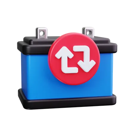 Batterieersatz  3D Icon