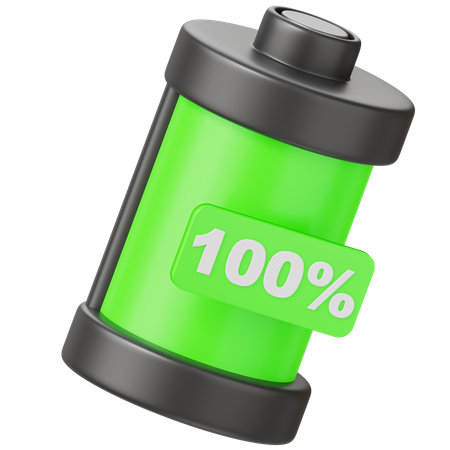 Battery 100 Percent  3D Icon