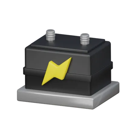 Battery 3 D Icon 3D Icon