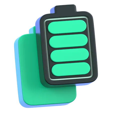 バッテリー  3D Icon