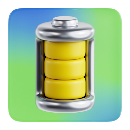 バッテリー  3D Icon
