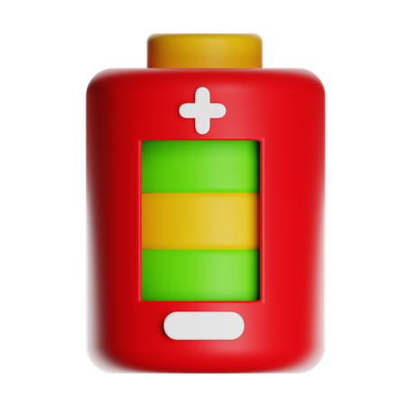 バッテリー  3D Icon