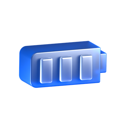バッテリー  3D Icon