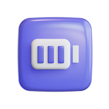 Battery  3D Icon