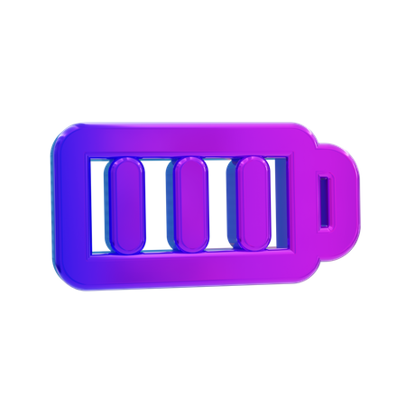 Battery  3D Icon