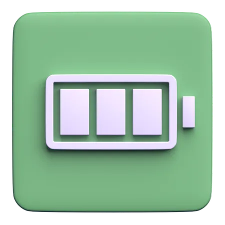 Battery  3D Icon