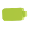 3d battery illustration
