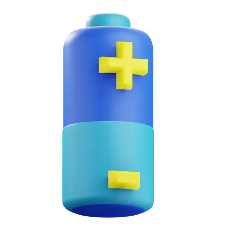 3 D Battery Icon Illustration 3D Icon