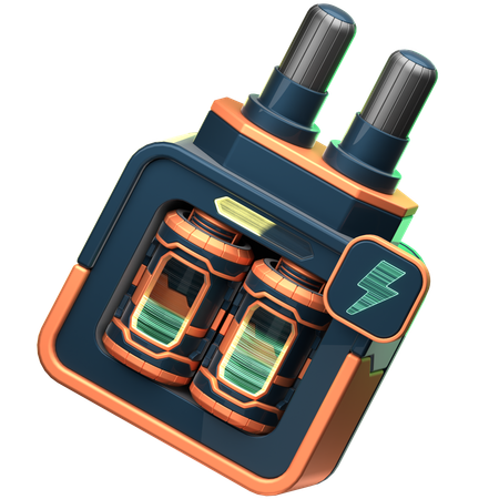 Battery Adaptor  3D Icon