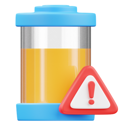 Battery Alert  3D Icon