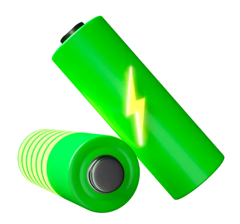 Battery Charge Indicator Isolated Charging Battery Technology Concept 3D Icon
