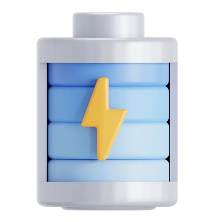 Battery Charging 3D Icon