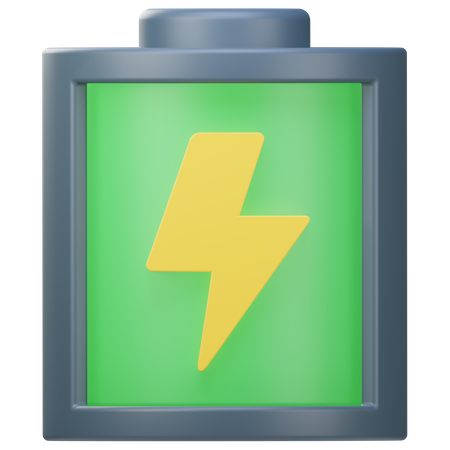 Battery Charge  3D Icon