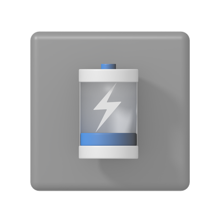 Battery Charge  3D Icon