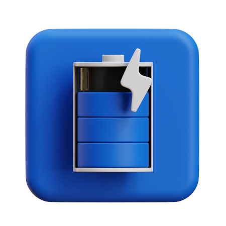 Battery Charge  3D Icon