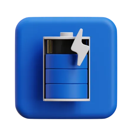 Battery Charge  3D Icon