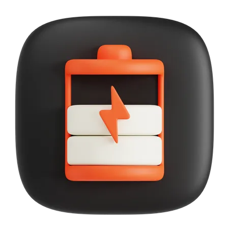 Battery Charge  3D Icon