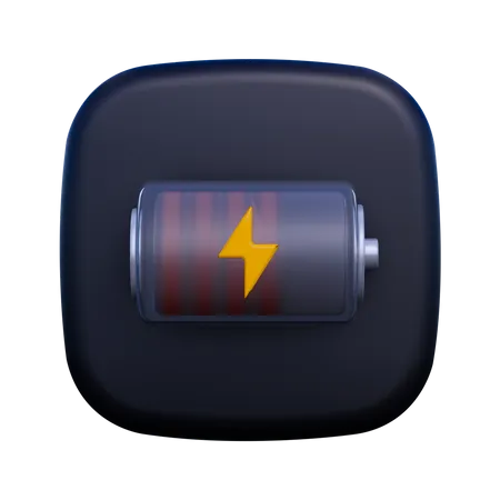 Battery Charge  3D Icon