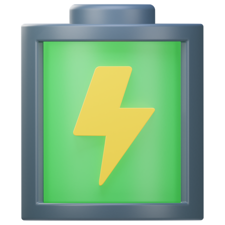 Battery Charge  3D Icon