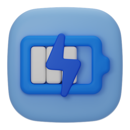 Battery Charge  3D Icon