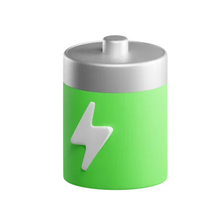 Battery Charge  3D Illustration