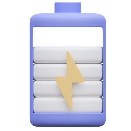 Battery Charge User Interface 3 D Illustration 3D Icon
