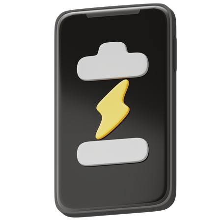 Battery Charging  3D Icon