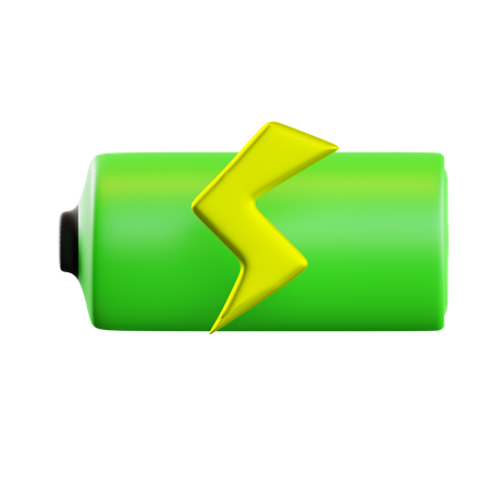 Battery Charging  3D Icon