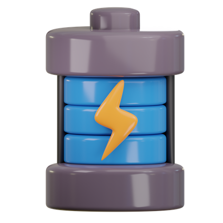 Battery Charging  3D Icon