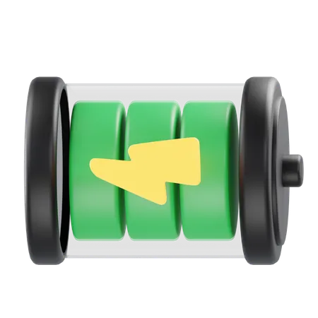 Battery Charging  3D Icon