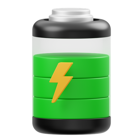 Battery Charging  3D Icon