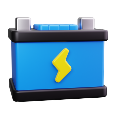 Battery Charging  3D Icon