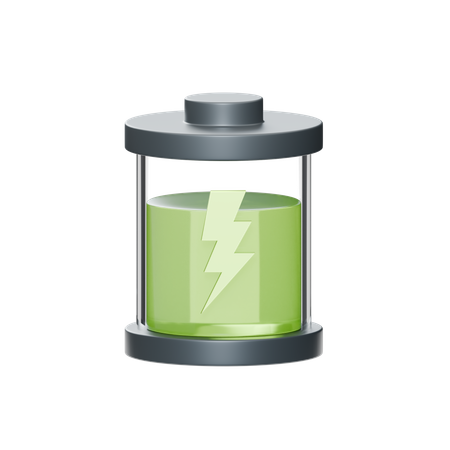 Battery Charging  3D Icon