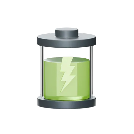 Battery Charging  3D Icon