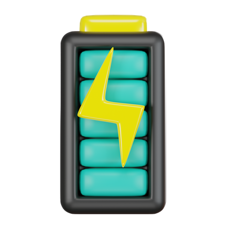 Battery Charging  3D Icon