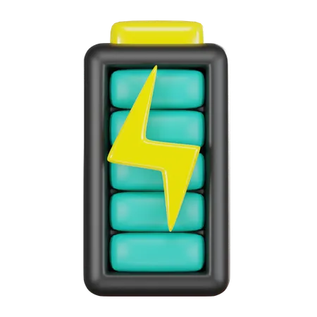 Battery Charging  3D Icon