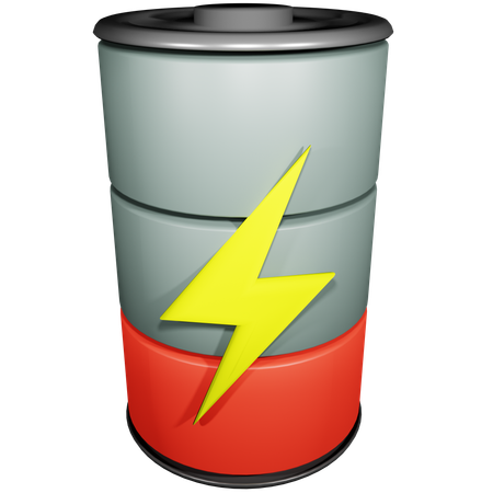 Battery Charging  3D Icon