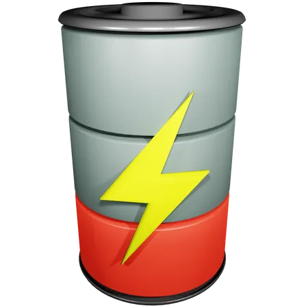 Battery Charging  3D Icon