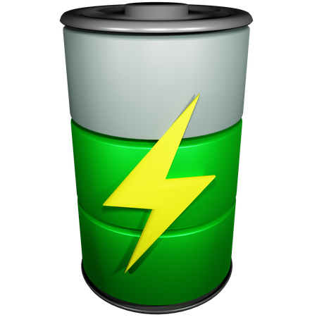 Battery Charging  3D Icon