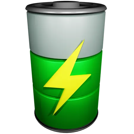 Battery Charging  3D Icon