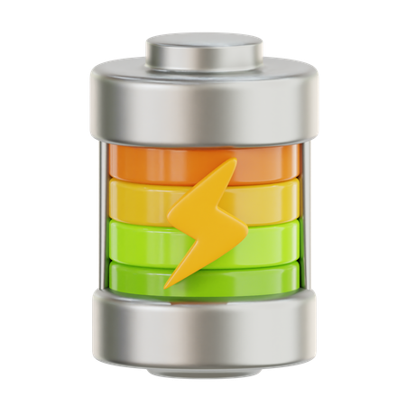 Battery Charging  3D Icon