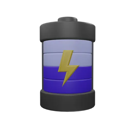 Battery Charging  3D Icon