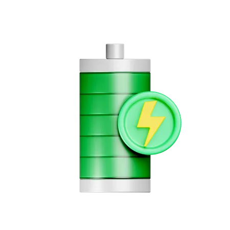 Battery Charging  3D Icon