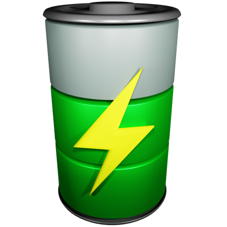 Battery Charging  3D Icon
