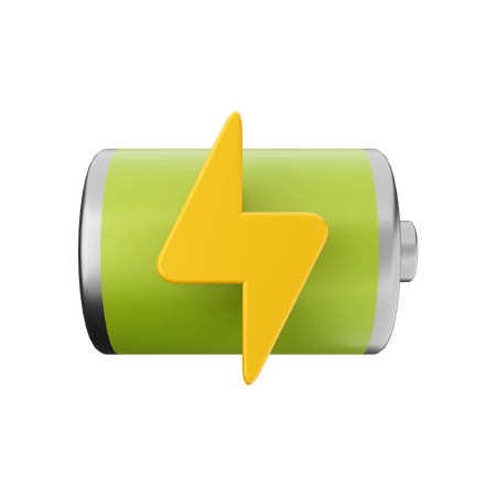 Battery Charging  3D Icon