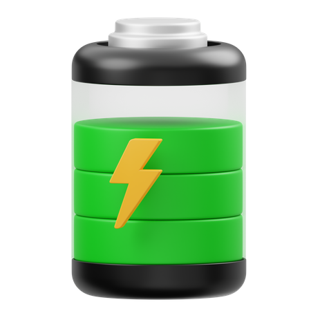 Battery Charging  3D Icon