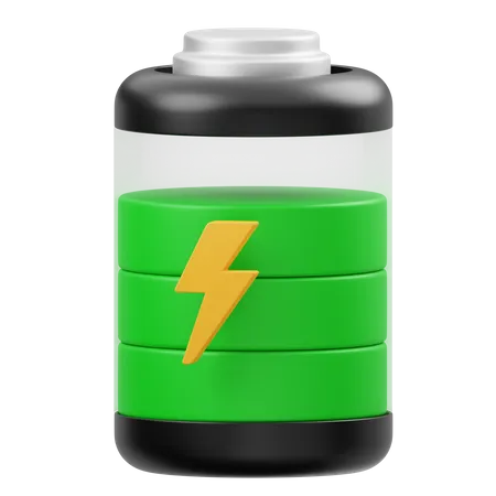 Battery Charging  3D Icon