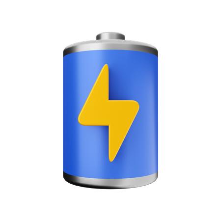 Battery Electricity  3D Illustration